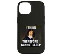 Creo Que por lo Tanto no Puedo Dormir René Descartes Carcasa para iPhone 14