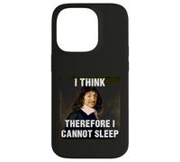 Creo Que por lo Tanto no Puedo Dormir René Descartes Carcasa para iPhone 14 Pro