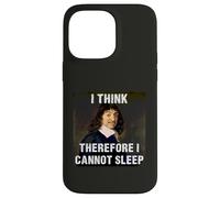 Creo Que por lo Tanto no Puedo Dormir René Descartes Carcasa para iPhone 14 Pro MAX
