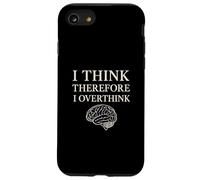 Creo que por lo tanto pienso demasiado en la filosofía del cerebro divertido Carcasa para iPhone SE (2020) / 7 / 8