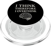 Creo que por lo tanto pienso demasiado en la filosofía del cerebro divertido PopSockets PopGrip para MagSafe