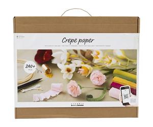 Creotime Creativ Company Crepe Paper Maxi Kit for Making Beautiful Crepe Bouquets