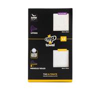 Crep Protect Toallas de microfibra para limpiar zapatos, limpieza de tenis premium para entresuela, suela y parte superior, 2 tamaños en paquete, White, Talla única