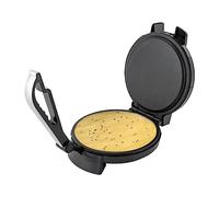 Crepe eléctrico para crepes dulces, empanadas saladas, crepe, fiesta, revestimiento antiadherente, crepes, crepes, ciegas, panqueques, galettes Burritos Taccos, termostato regulable, distribuidor