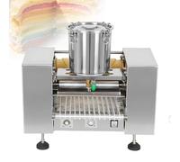 Crepera Automática 2800W, Acero Inoxidable 304 Profesional Para Tortitas Y Panquecas, 15-23 Cm, Perfect Para Hostelería Y Pastelería, 300 Piezas/h(9in)