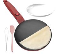 Crepera Instantánea,Crepera | Sartén Para Crepes,MáquinaEléctricaPara hacerCrepé Instantáneo, Control Automático De Temperatura De 7,8 Pulgadas, Antiadherente Para Cocinar