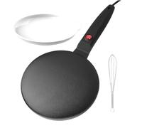Creperas Eléctrica, Crepes instantáneas Eficiente Automático | Sartén de desayuno para la cocina familiar doméstica, desayuno, postre, aperitivos, crepes, tortitas