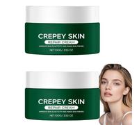 Crepey Skin Repair Sooth Cream, cuidado para la piel arrugada, repara la flacidez de la piel de los brazos, (2 unidades)