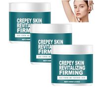 Crepey Skin Repair Treatment - Crema reafirmante facial para cuello y cuerpo, crema reafirmante para áreas sueltas | 72H Deep Hydration Fast-Absorbing | Non-Greasy All Skin Types | Reduce las líneas