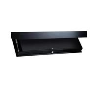 Crepundia Estantería Compartimento Secreto, Estante con Compartimento Secreto Flotante Oculto Solución de Almacenamiento Pared Muebles estantes Ocultos(Black)