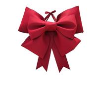 Crepundia Lazos Gigantes DIY Grande, Paquete De Material For Lazos Grandes DIY, Arco EVA Bodas, Fiestas Cumpleaños, Ocasiones Festivas, Decoración Coche, Lazo Gigante(DIY Kits Red,30CM)