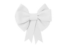 Crepundia Lazos Gigantes DIY Grande, Paquete Material For Lazos Enormes DIY,Adornos Parte Superior Árbol,Lazo Gigante,Pajarita Grande,Decoración Hecha Mano Fiesta,Fondo Pared(White,75-100cm)