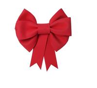 Crepundia Lazos Gigantes DIY Grande, Paquete Material For Lazos Enormes DIY,Adornos Parte Superior Árbol,Lazo Gigante,Pajarita Grande,Decoración Hecha Mano Fiesta,Fondo Pared(Red,45-65CM)