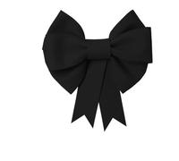 Crepundia Lazos Gigantes DIY Grande, Paquete Material For Lazos Enormes DIY,Adornos Parte Superior Árbol,Lazo Gigante,Pajarita Grande,Decoración Hecha Mano Fiesta,Fondo Pared(Black,45-65CM)