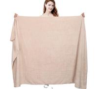 Crepundia Toallas BañO Grandes Absorbentes, Toalla de baño Suave y súper Absorbente for Adultos, for Hombres Mujeres, Secado rápido, Especialmente Gruesa Extragrande(Light Brown-3pcs,35X75CM)