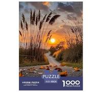 Crepúsculo de otoño Puzzles Imposible,desafío para Adultos Interesante Entretenimiento Creativo 1000 Piezas Obra De Arte De Juego De para Adultos Y Niños A Partir De 12 Años 38x26cm/1000pcs