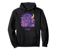 Crepúsculo Lynx Moonlit Aura Arte Sudadera con Capucha