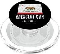 Crescent City California | Cali City, CA USA Ciudad Bandera PopSockets PopGrip para MagSafe