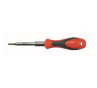 Crescent CMBD7P 7-en-1 Destornillador de punta intercambiable con mango de doble material