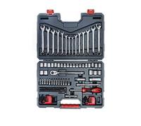 Crescent CTK128C CTK128C - Juego de herramientas métricas estándar SAE/128 piezas de 3/8 pulgadas de accionamiento de 12 puntos