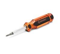 Crescent Destornillador intercambiable 6 en 1, mango rojo - CS61N