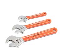 Crescent Juego de 3 llaves de agarre acolchado ajustable de 6, 8 y 10 pulgadas, AC26810CV
