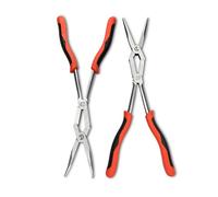 Crescent Juego de alicates de punta larga recta y doblada de 2 piezas X2 - PSX204C-06