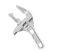 Crescent Llave ajustable - Llave de mandíbula ancha, herramienta manual de alto rendimiento | Grifo de fregadero multiusos para reparación de bicicletas, gran apertura para freno de coche, hidrato de