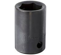 Crescent Llave de vaso métrica de impacto estándar de 6 puntos de 1,27 cm de 17 mm - CIMS16N