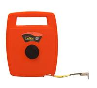 Crescent Lufkin 1/2" x 100' Hi-Viz® Cinta métrica de fibra de vidrio lineal naranja - 706D