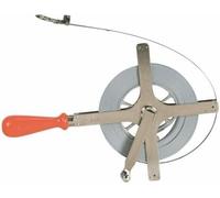 Crescent Lufkin C2276MEN - Cinta métrica de doble cara con revestimiento cromado Derrick SAE/métrico de 1/4 pulgadas x 30 m