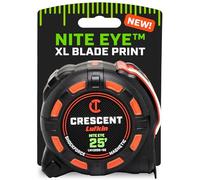 Crescent Lufkin SHOCKFORCE NITE - Cinta métrica magnética para ojos de 25 pies | LM1325B-02