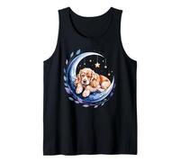 Crescent Moon American Cocker Spaniel Spaniels Camiseta sin Mangas