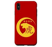 Crescent Traditional Chinese New Year 2022 Year of the Tiger Carcasa para iPhone XS Max