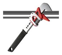 Crescent Wrench - Herramientas mecánicas ajustables | Llave de fontanero con mango largo | para garaje, taller, electricista, reparación de automóviles, tuberías, tuercas, tornillos, fregadero, grifo