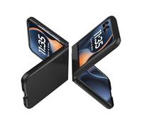 Cresee Funda para Motorola Razr 60 (2025) / Razr 50 (2024) Funda de policarbonato duro delgado para teléfono móvil Funda Protectora para Moto Razr 50 / Razr 60, Negro