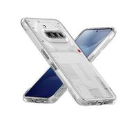 Cresee Funda para Nothing Phone 3a, funda transparente para teléfono móvil con esquinas reforzadas, funda fina suave, resistente a los golpes, para Nothing Phone (3a) Clear