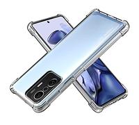 Cresee Funda para Xiaomi 11T 5G / Xiaomi 11T Pro, carcasa transparente con esquinas reforzadas Slim Fit Funda flexible para teléfono Xiaomi 11T/11T Pro 5G (2021) Transparente