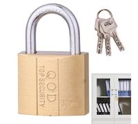 Cresignante llave | 3 llaves Seguridad estándar Pequeño candado con bloqueo de casillero gimnasio a la oxidación, bloqueo de equipaje, impermeable y conjunto de teclas para bloqueo, puerta, rango