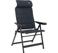 Crespo ap/235-adc-86 silla de camping con respaldo ajustable en 7 direcciones / reposacabezas ajustable gris