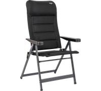 Crespo ap/237-ad-80 silla de camping con respaldo ajustable en 7 direcciones negro