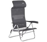 Crespo Silla de Playa de Color Gris Oscuro AL 205 Compact Camping Jardín Tumbona Plegable Silla de Aluminio, Talla única