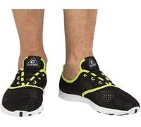 Cressi 1946 Aqua Shoes Zapatos Deportivo para Uso Acuático, Negro/Verde, 44