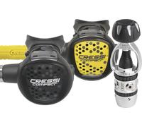 Cressi Regulador de buceo AC2 Compact + Octopus XS-INT Negro/Plateado