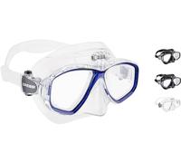 Cressi Action Mask SIL Clear/Frame Blue