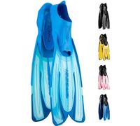 Cressi Agua Short, Aletas de Snorkeling Unisex Adulto, Azul (Aguamarina/Azul), 39/40