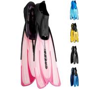 Aletas de natación cressi sub agua rosa 33 - 34