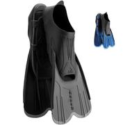 Cressi Agua Short, Aletas Cortas de Adulto para natación y esnórquel - Fabricado en Italia Calidad Italiana Desde 1946, DP205041, Negro, 7/8 (41/42)