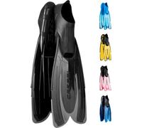 Cressi Agua Short, Aletas de Snorkeling Unisex Adulto