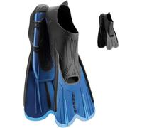 Aletas de snorkel cressi sub agua short azul 47 - 48